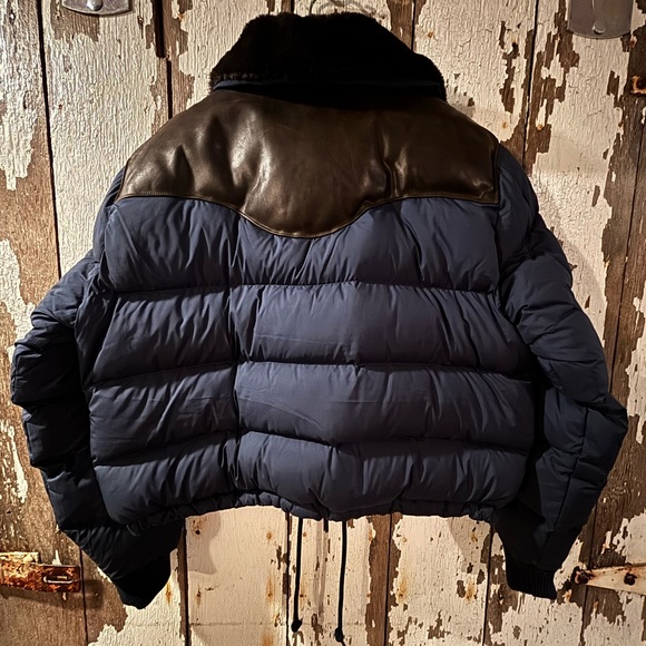 Tecovas Women Navy Down Puffer Jacket - Picture 2 of 5